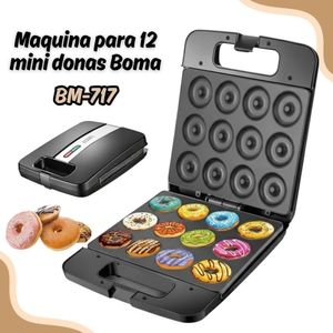Máquina para 12 Mini Donas Boma BM-717