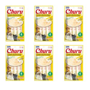Snack Húmedo para Gatos Churu Sabor Pollo - Pack 6 und