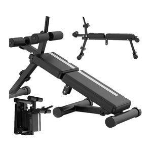 Banca Abdominal Plegable Negro