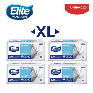 Papel Toalla Elite Plus Doble Hoja Interfoliada XL 200 Hojas  Pack 4 Unidades