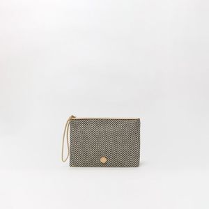 Monedero Mujer Sfera Rafia Multi Mx Negro