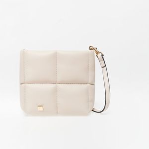 Cartera Sfera Mujer Acolchada Crudo