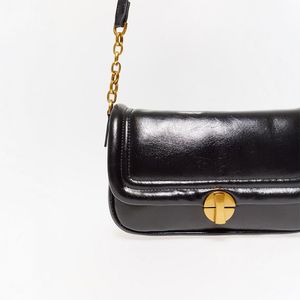 Cartera Sfera Mujer Charol Negro