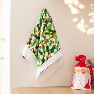 Paño de Cocina Algodón Navidad