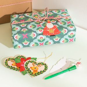 Set 8 Tarjetas de Regalo Navideñas