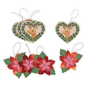 Set 8 Tarjetas de Regalo Navideñas