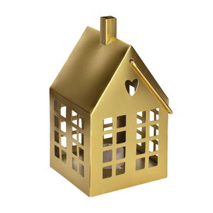 Adorno Farol Metálico Casa Navideña