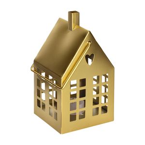 Adorno Farol Metálico Casa Navideña