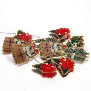 Set 10 Luces Led con Figuras Navideñas