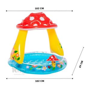 Piscina de Niños Tono Multicolor Modelo Honguito