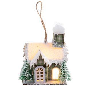 Colgante DECO HOME Casita C/Luz Bsq Nat