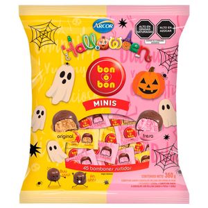 Minis Bombones de Chocolate BON O BON Multipack Halloween Bolsa 360g