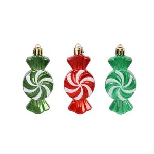 Set Adornos STATEMENT 3un 8cm Candy Navidad