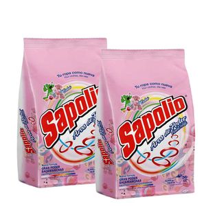 Pack Detergente en Polvo SAPOLIO Bebé Bolsa 2Kg x 2un
