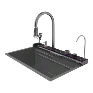 LAVADERO MULTIFUNCIONAL 7 TECLAS DE ACERO INOXIDABLE PREMIUM