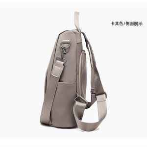 Mochila Bolso Multifuncional Mujer Antirrobo Moda Cartera Bolso Impermeable - Crema