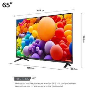 TELEVISOR LG 65 LED SMART TV UHD 4K CON THINQ AI 65UT7300PSA + CONTROL MAGIC + RACK