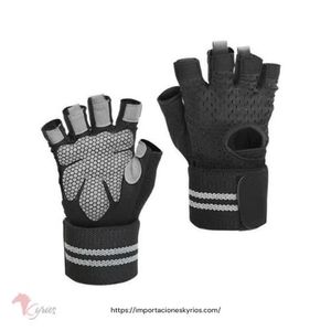 Guante Deportivo Transpirable con Muñequera Gym Rosado