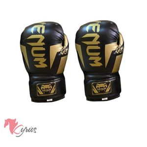 Guantes De Box Venum 6 onz Negro Con Dorado