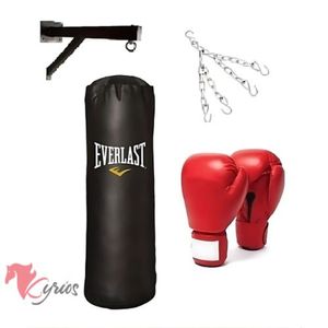 Saco De Box De 1 MTS + Guantes+Rack+Cadena