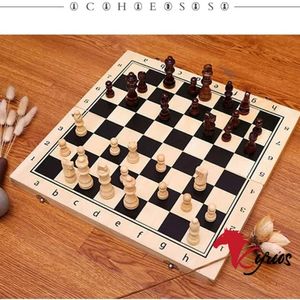 Juego De Ajedrez De Madera Premium De 29 CM