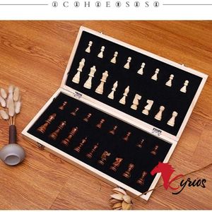 Juego De Ajedrez De Madera Premium De 29 CM