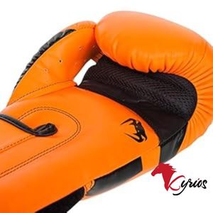 Guantes De Box Venum 6onz Color Naranja  Con Estuche  + Bucal Venum