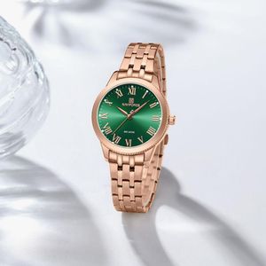 Reloj Naviforce NF5032 Correa Acero Para Dama