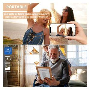 Marco de Fotos Digital Inteligente Pantalla HD IPS de 10.1 Pulgadas