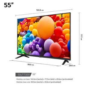TELEVISOR LG 55 SMART TV THINQ AI WEBOS HUB 4K UHD LED 2024 - 55UT7300PSA + MAGIC