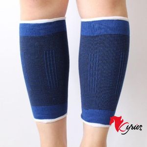 PAR DE PANTORRILLERAS AZUL DE COMPRESION