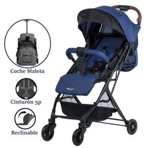 Coche Maleta Ebaby Kalan Azul