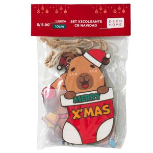 Colgantes DECO HOME Set x3 Cb Navidad