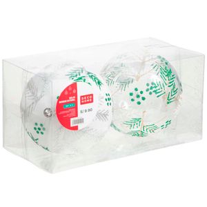 Set de Bolas DECO HOME x2 Bosque Natural