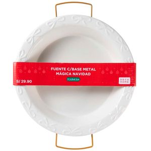 Fuente DECO HOME C/Base Metal Magica Nav