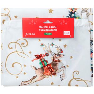 Mandil DECO HOME Arbol Feliz Navidad