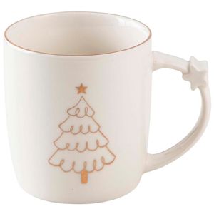 Taza DECO HOME Con Arbol Surtida Mag Nav (Modelos Aleatorios)