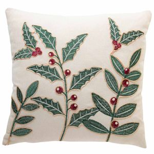 Cojín DECO HOME Ramas 40X40 Feliz Navid