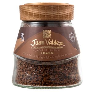 Café Liofilizado Clásico JUAN VALDÉZ Frasco 150g