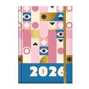 Agenda 2026 trendy eyes con lápiz ARTESCO