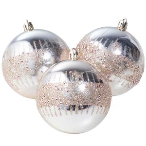 Bola DECO HOMEs Champagn C/Dorad8Cmx3 Mn