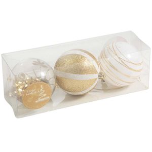 Set de Bolas DECO HOME X3 8cm Magica Nav