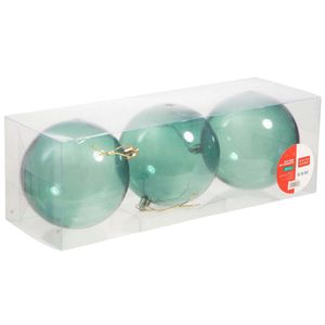 Set de Bolas DECO HOME X3 Verd10cm Transp Bn