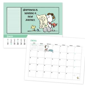 Calendario 2026 escritorio Snoopy DGNOTTAS