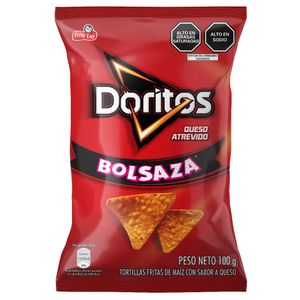 Tortillas de Maíz DORITOS Queso Atrevido Bolsa 100g