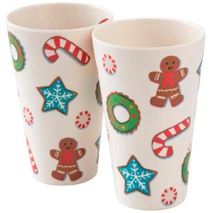 Vasos DECO HOME Mñc Galleta Dlc N X2