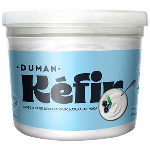 Yogurt Griego Kéfir Deslactosado DUMAN Natural Pote 200g