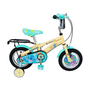 Bicicleta Niño Monark Stitch & Angel Aro 12 Amarillo