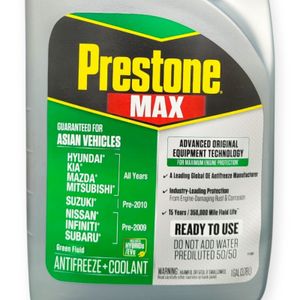 Refrigerante Anticongelante Asian Cars Prestone Max 50 Verde