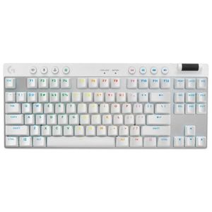 TECLADO LOGITECH PRO X TKL LIGHTSPEED USB WHITE